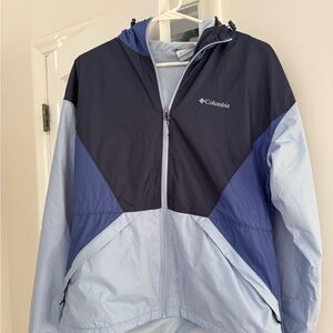 Columbia Two-Tone Blue Windbreaker